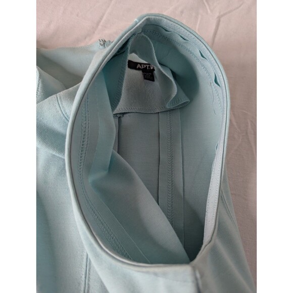 Apt9 Blue Dress Luxury TailoredFit Robins Egg Elegant Classic Womens PS Academia - Picture 12 of 16
